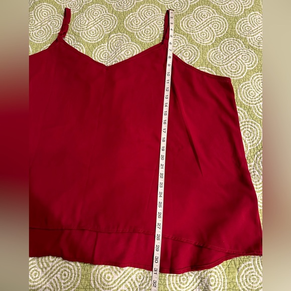 Torrid 5Plus Dark Red blouse, Can be worn anytime, any where. Very pretty! - Picture 7 of 8